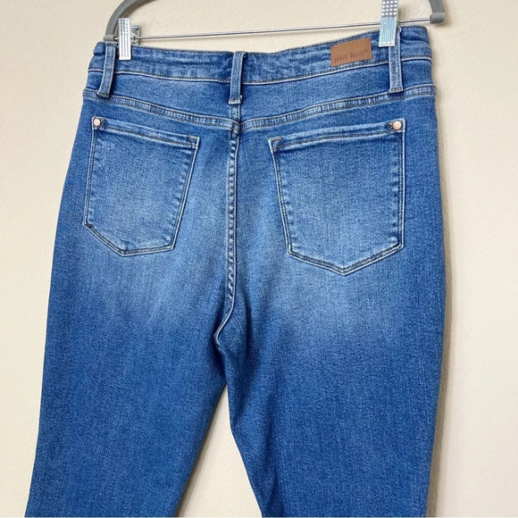 Judy Blue Howdy High Waist Boyfriend Fit Raw‎ Hem Jeans - Picture 13 of 16